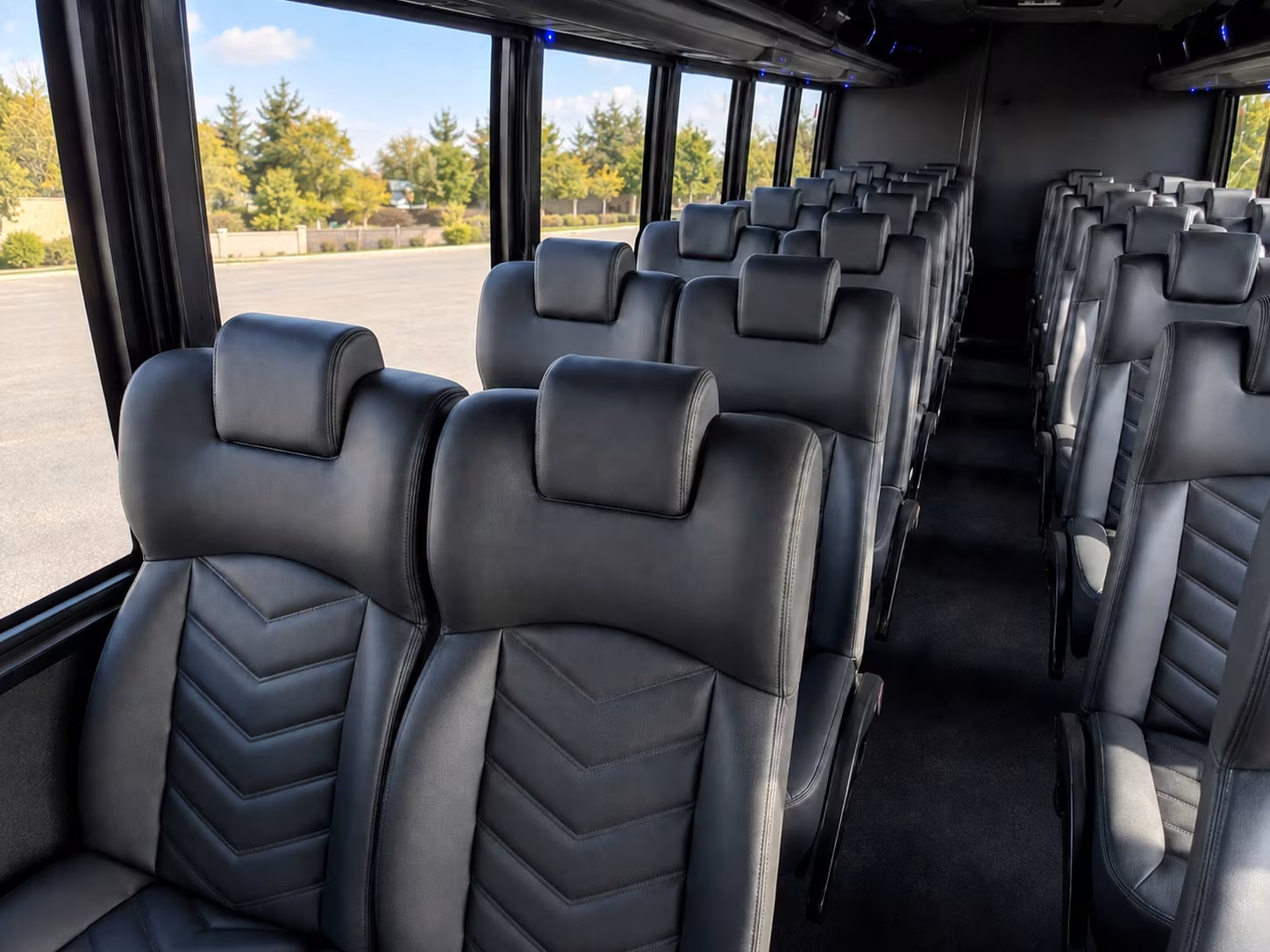 18 passenger minibus inside