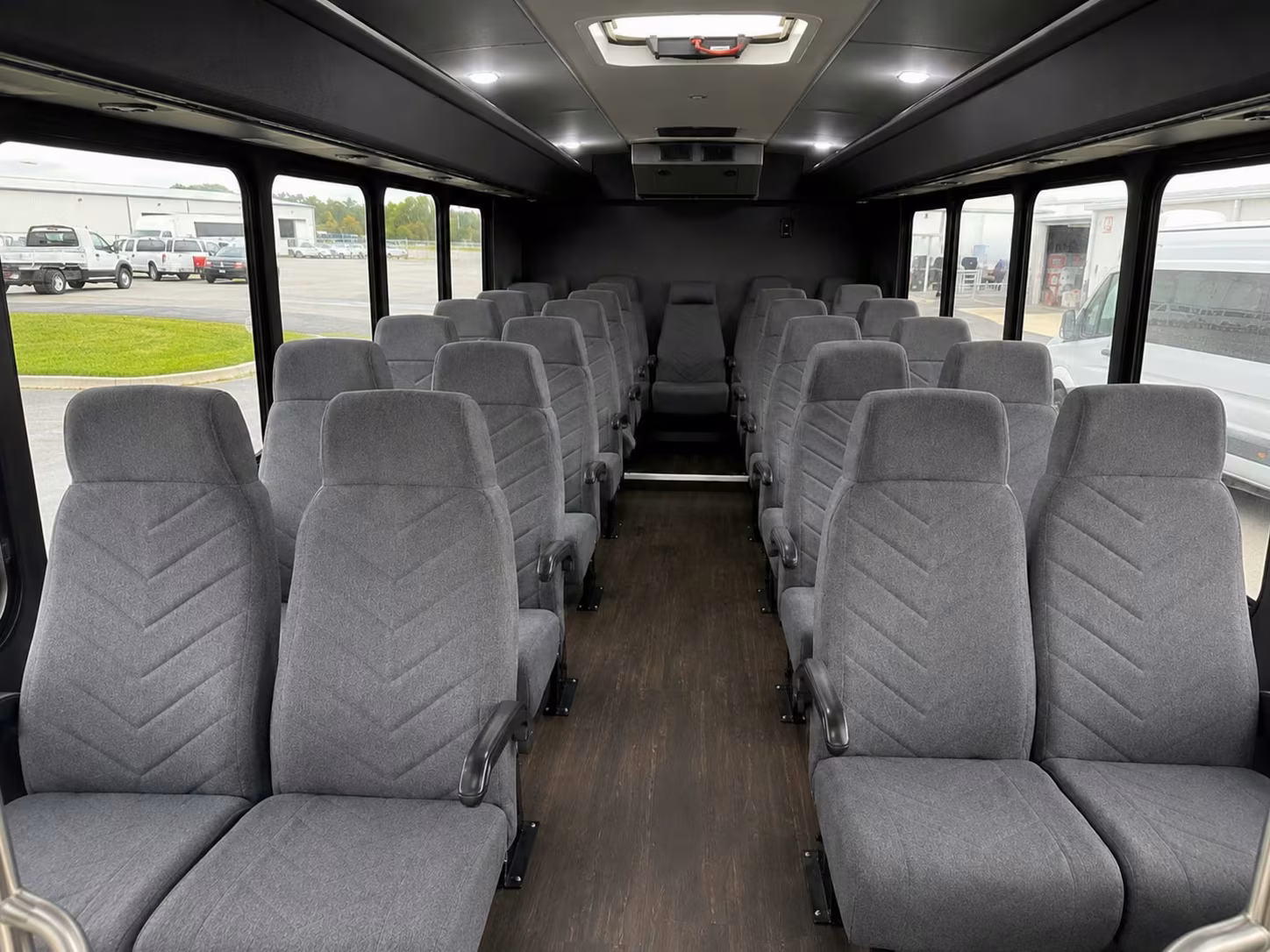 18 passenger minibus interior