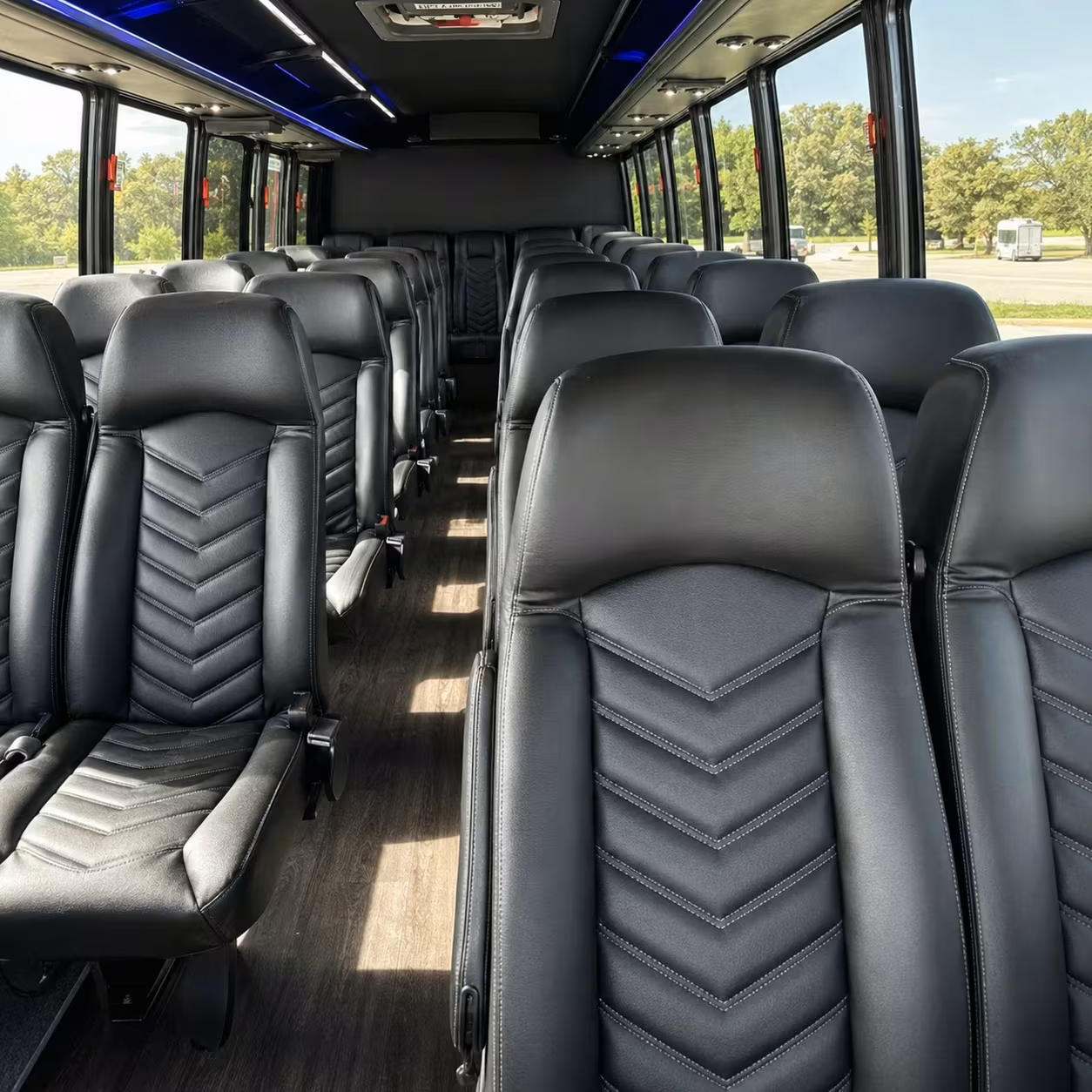 30 passenger minibus interior