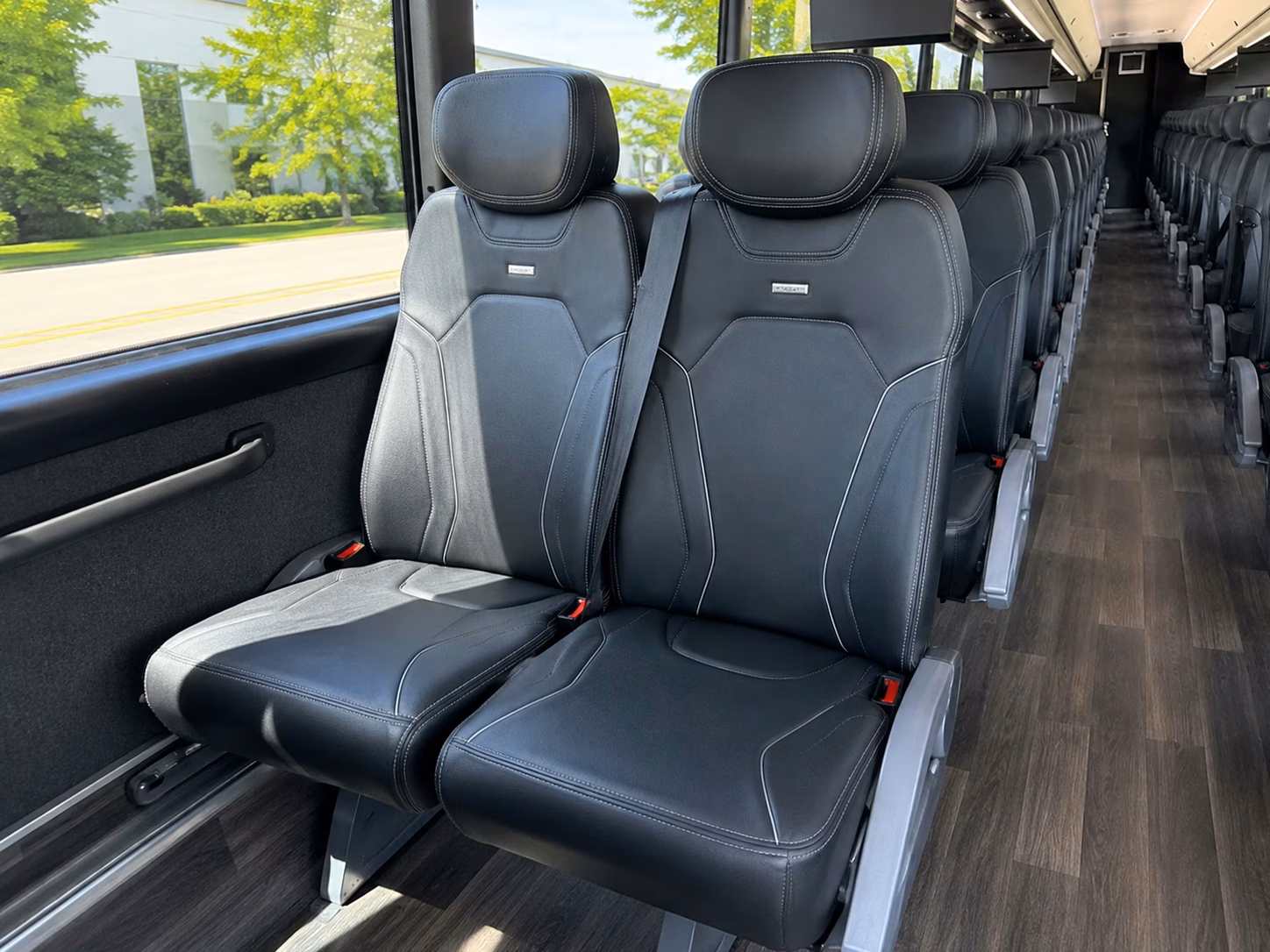 san mateo charter bus interior